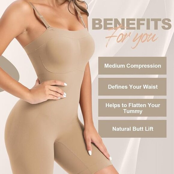 Strapless Shapewear Bodysuit - Picture 3 of 5